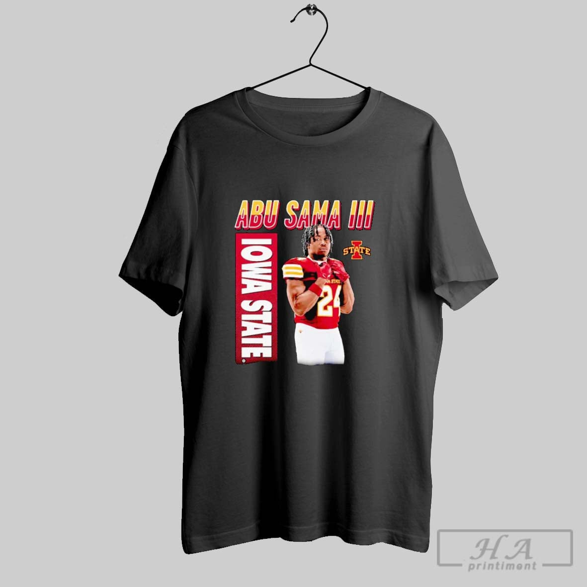 Abu Sama Iii Portrait Iowa State Football Sweatshirt Stylish Design
