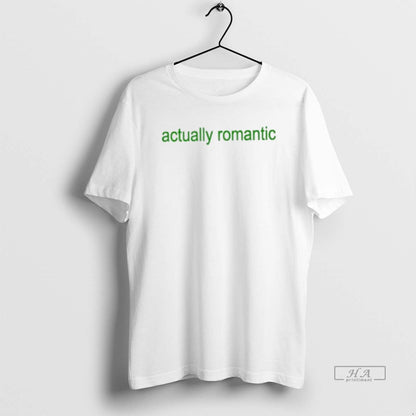 Actually Romantic Brat Tee Elegant Art