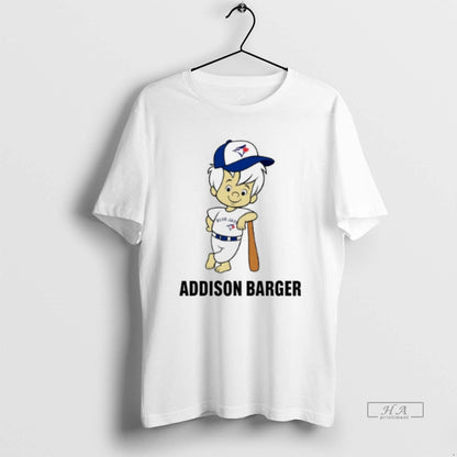 Addison Barger Toronto Blue Jays Cartoon Shirt Premium Merch