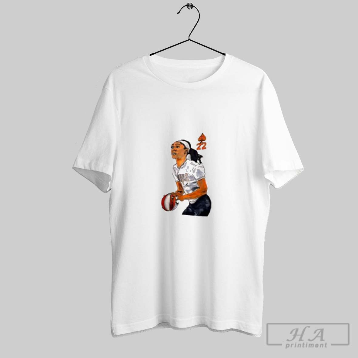 Aja Wilson Mvp Ace Spades Basketball Legend Hoodie Premium Art