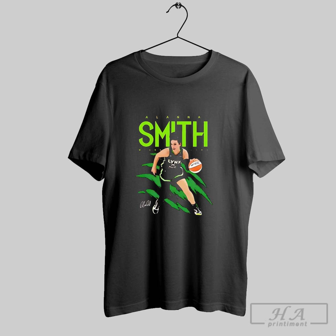Alanna Smith Dribbling Minnesota Lynx Shirt Designer Style