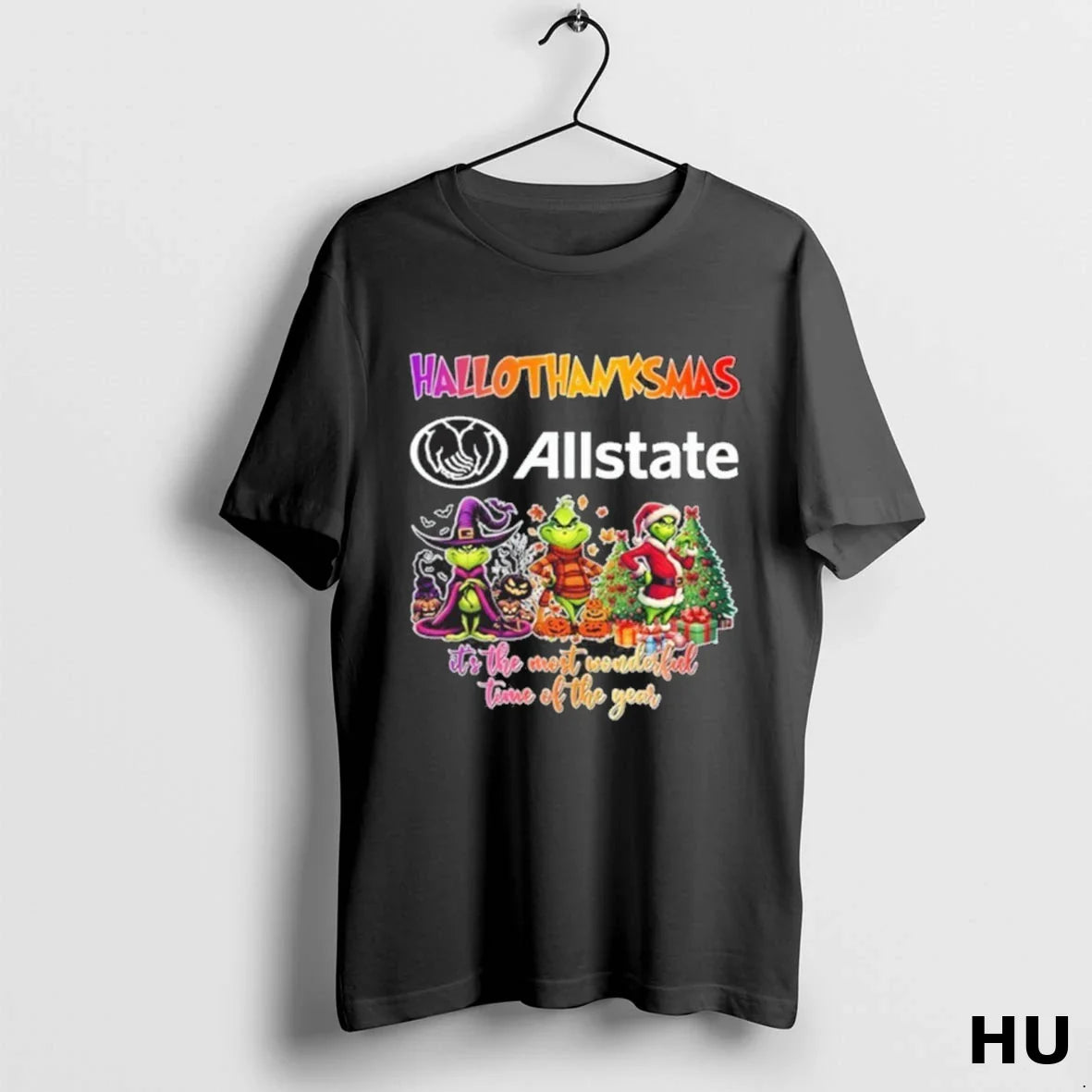 Allstate Logo Hallothanksmas Grinch Its Most Wonderful Time Year