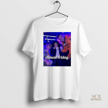 Almost Friday Hasbulla Pavia Skatt Tee Retro Art