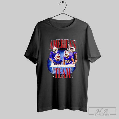 Americas Team Buffalo Bills TShirt Elegant Design