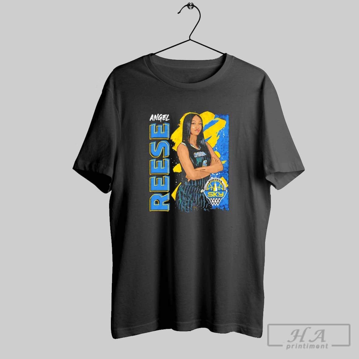 Angel Reese Chicago Sky Gritty Vertical Long Sleeve Modern Collection