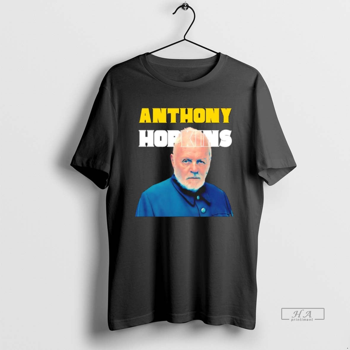 Anthony Hopkins Portrait Black Long Sleeve Elegant Collection