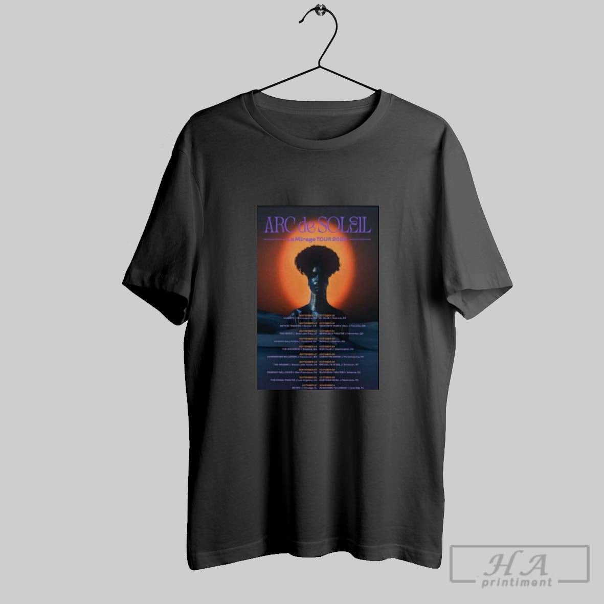 Arc De Soleil La Mirage Tour 2025 Hoodie Vintage Merch