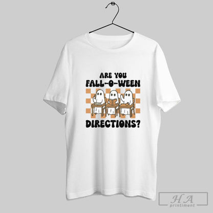 Are You Fall O Ween Directions Ghost Teacher Tank Top Elegant Gift