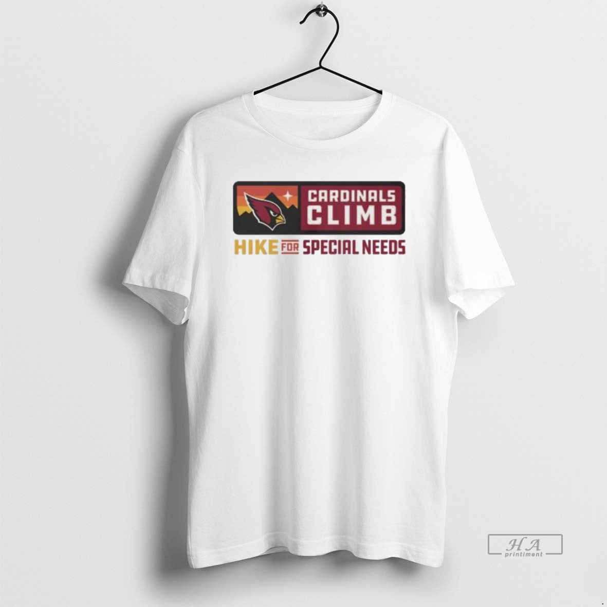Arizona Cardinals Climb Hike Special Needs 2025 TShirt Premium Art