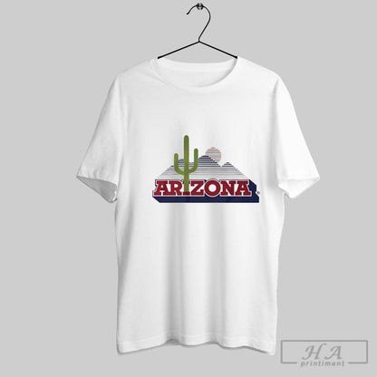 Arizona Wildcats Basketball Cactus Logo TShirt Unique Merch