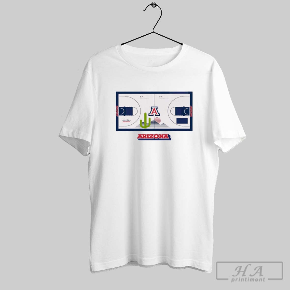 Arizona Wildcats Basketball Cactus Court 2025 Sweatshirt Stylish