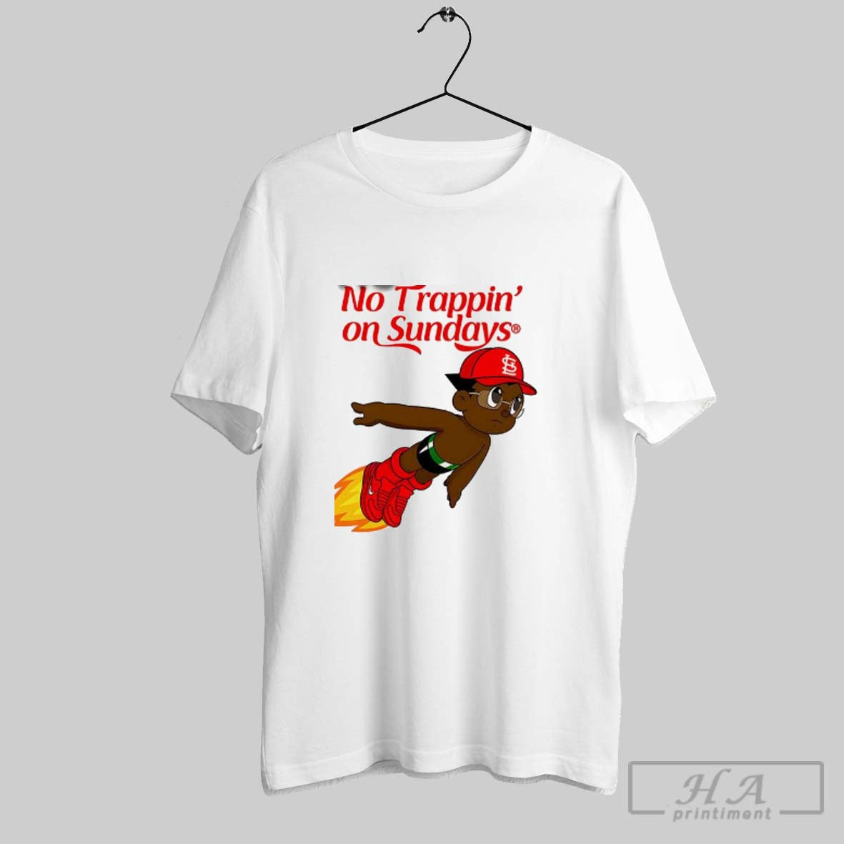 Astro X St Louis Cardinals Baseball No Trappin Sundays Sweatshirt