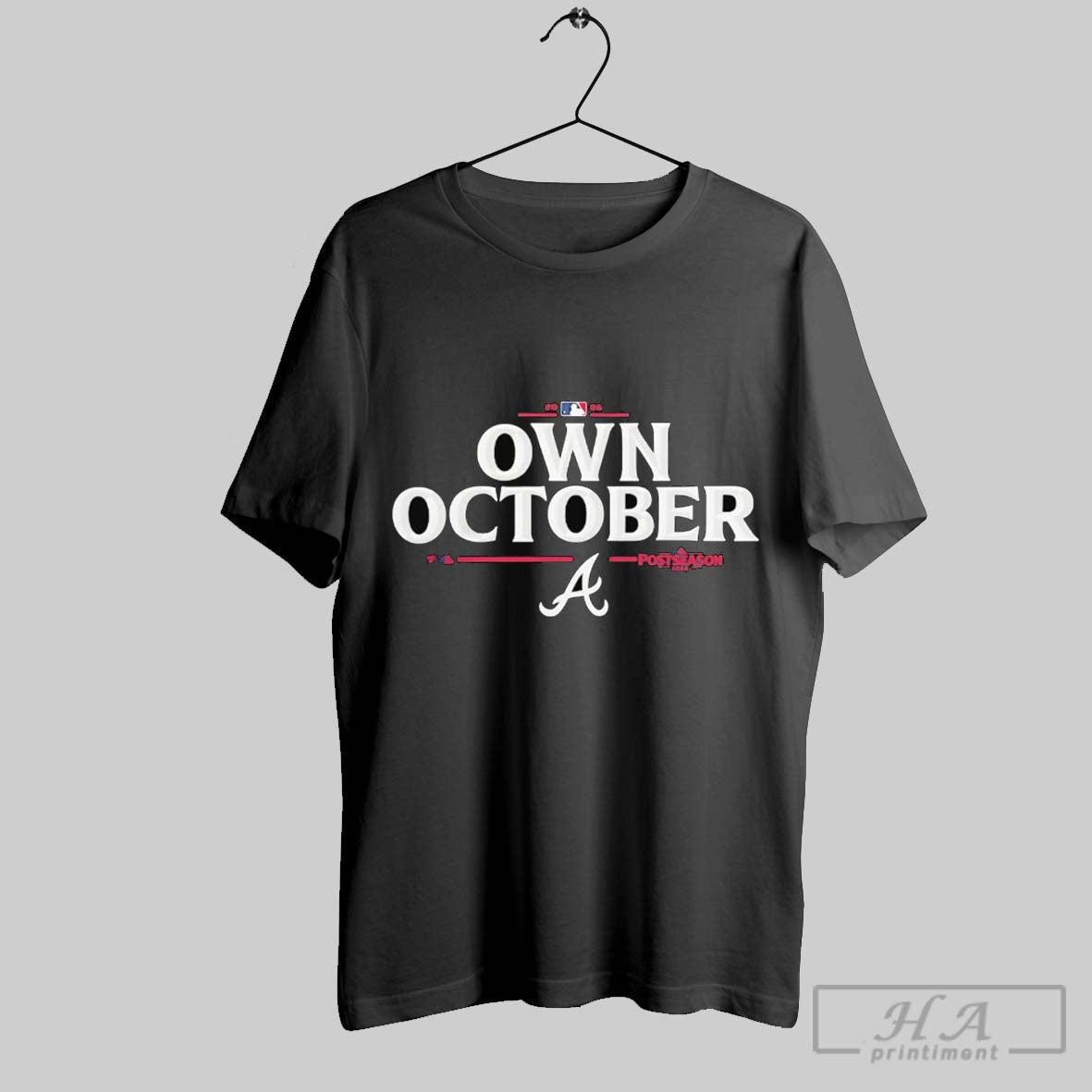 Atlanta Braves 2025 Mlb Postseason Own October Tank Top Trendy