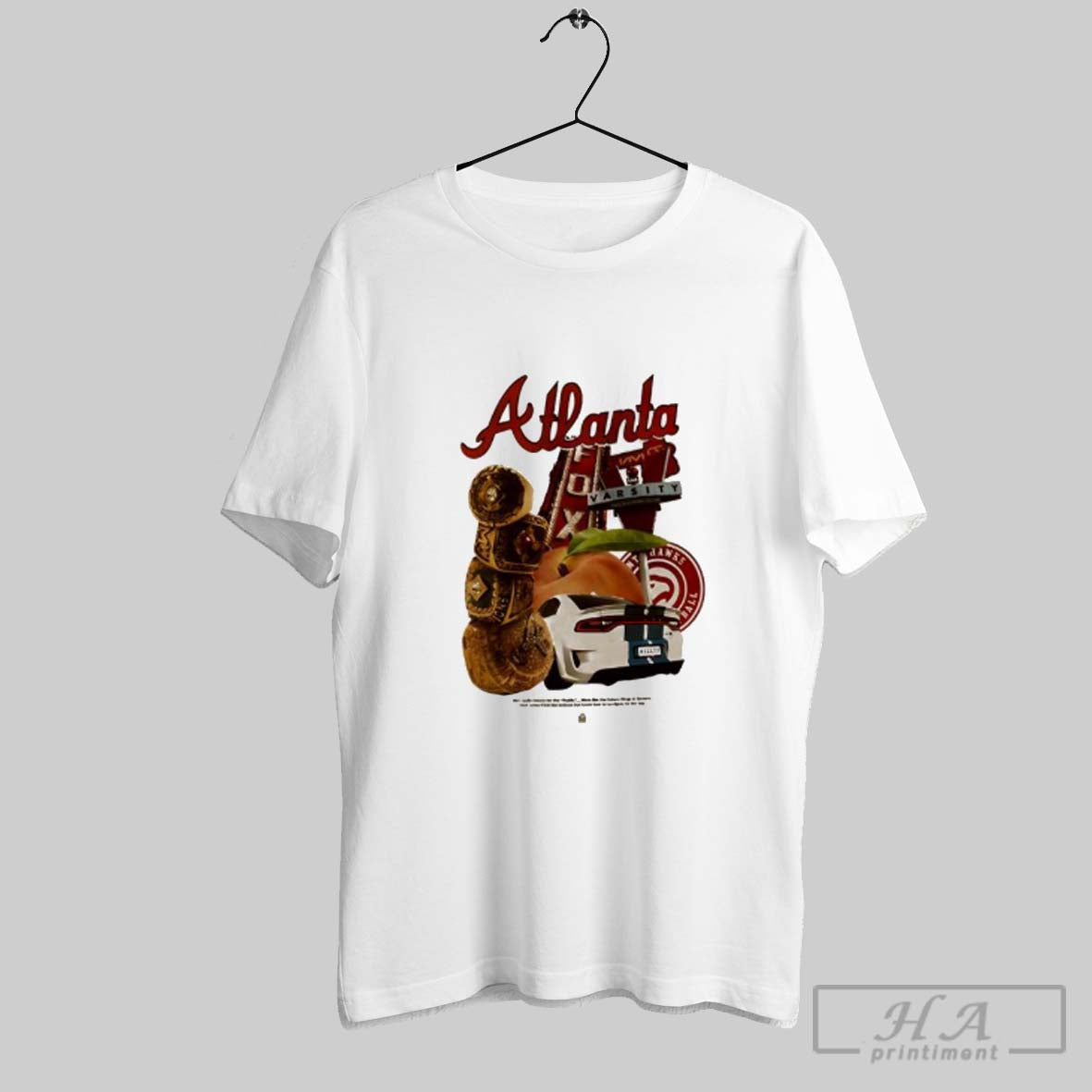 Atlanta Culture Tan Atlanta Hawks Logo Sweatshirt Exclusive Design