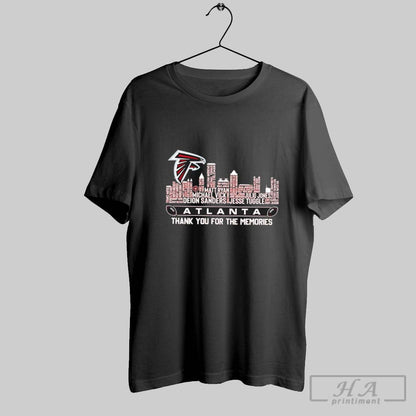 Atlanta Falcons Football Thank Memories Skylines Name Hoodie