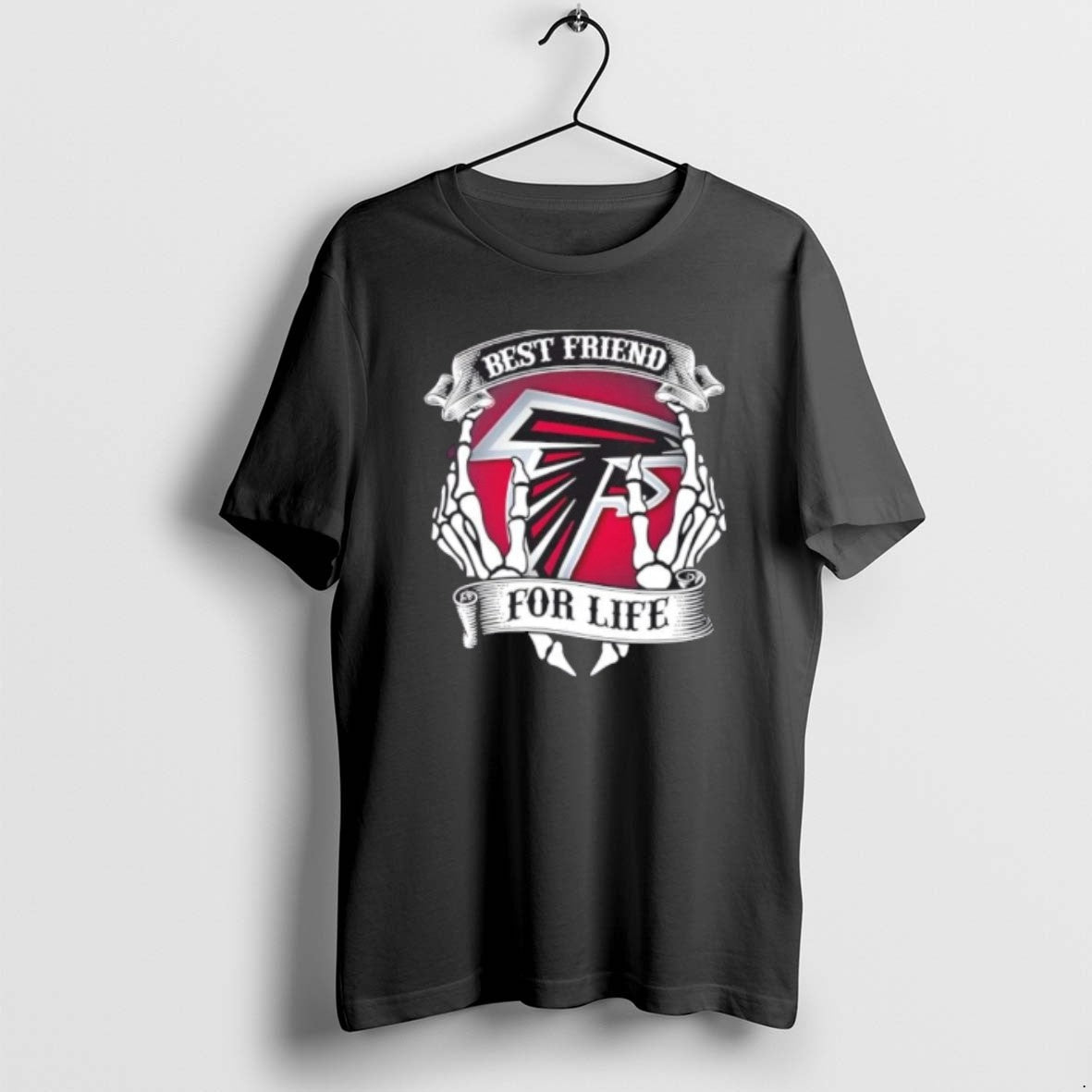 Atlanta Falcons Football Best Friend Life Hands Bones Sweatshirt