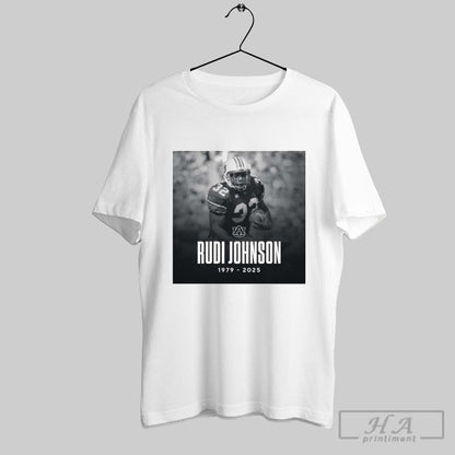 Auburn Football Mourn Loss 2000 Sec Player Year Rudi Johnson TShirt