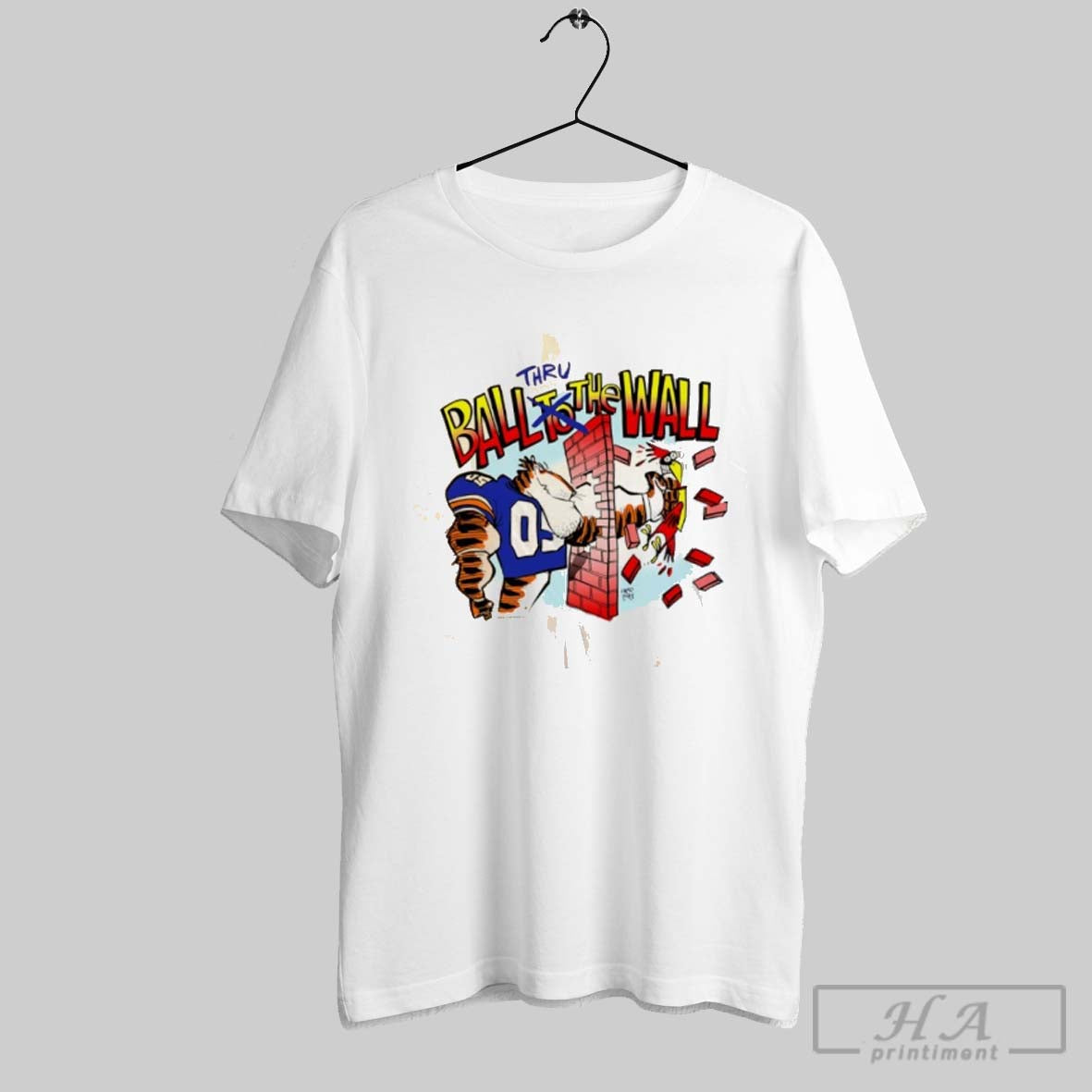 Auburn Tigers Ball Thru Wall Ball State Gameday 05 Mascot Sweatshirt