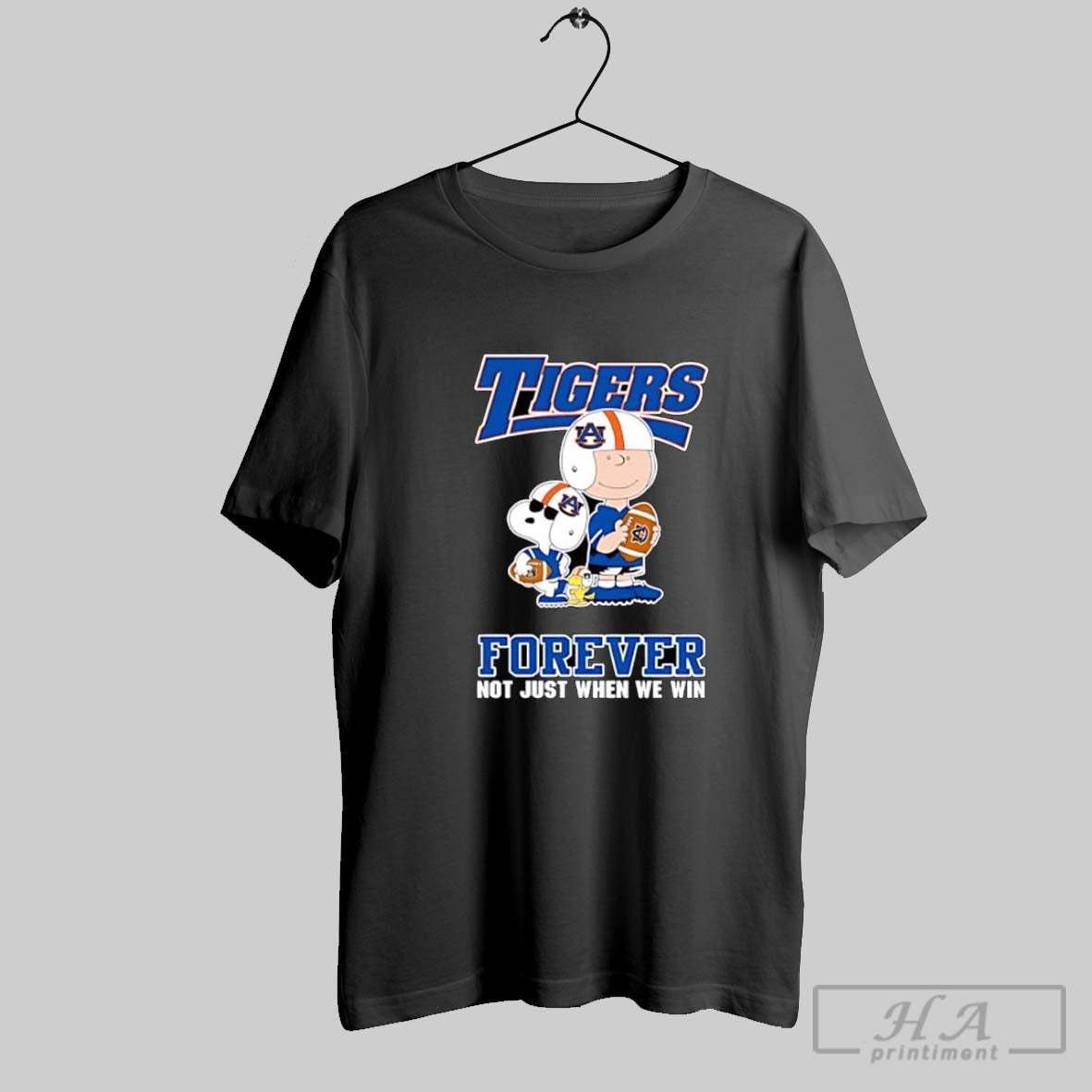 Auburn Tigers Charlie Brown Cartoon Forever Shirt Vintage Fashion