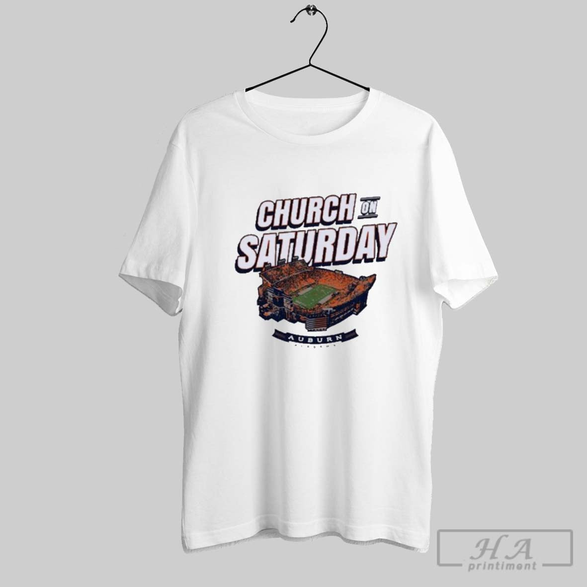 Auburn Tigers Church Saturday Long Sleeve Classic Design