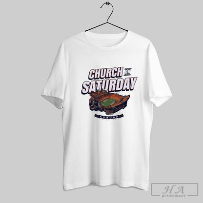 Auburn Tigers Church Saturday Long Sleeve Classic Design