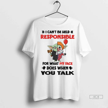 Yoda Clown I Cant Be Held Responsible What My Face Does When Tank Top