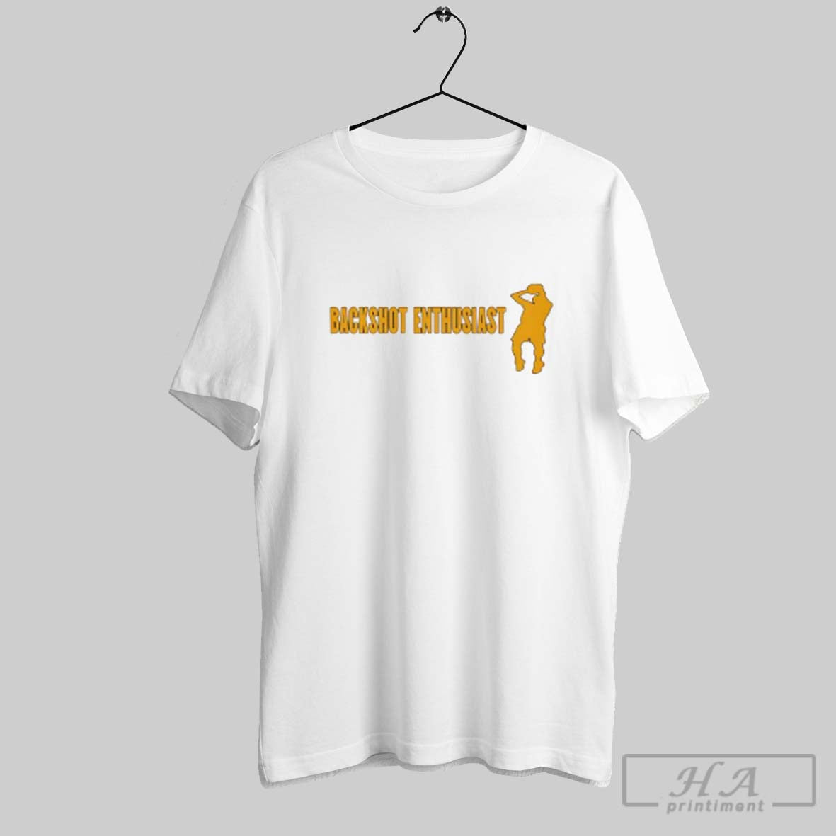 Backshot Enthusiast Basketball Silhouette Shirt Stylish Design