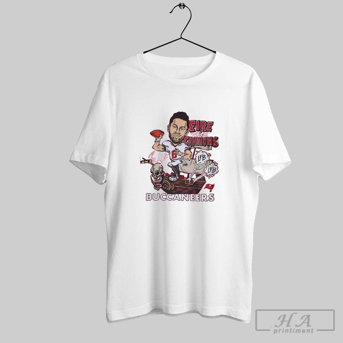 Baker Mayfield Fire Cannons Tampa Bay Buccaneers Shirt Elegant Apparel