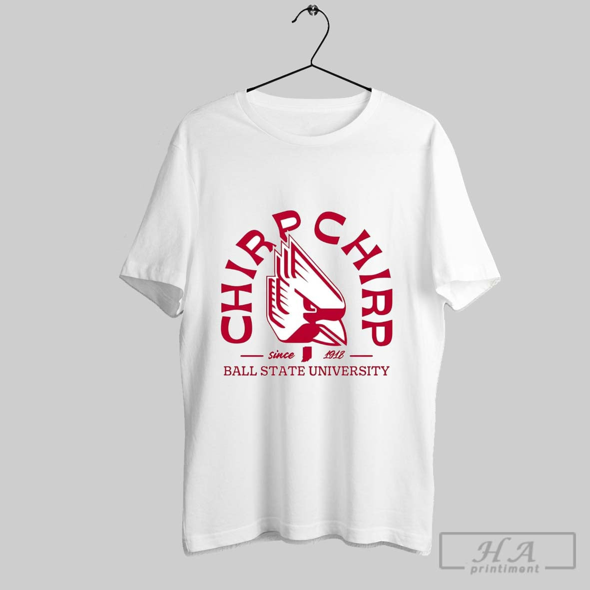 Ball State Cardinals Chirp Chirp Since 1918 Tee Trendy Design