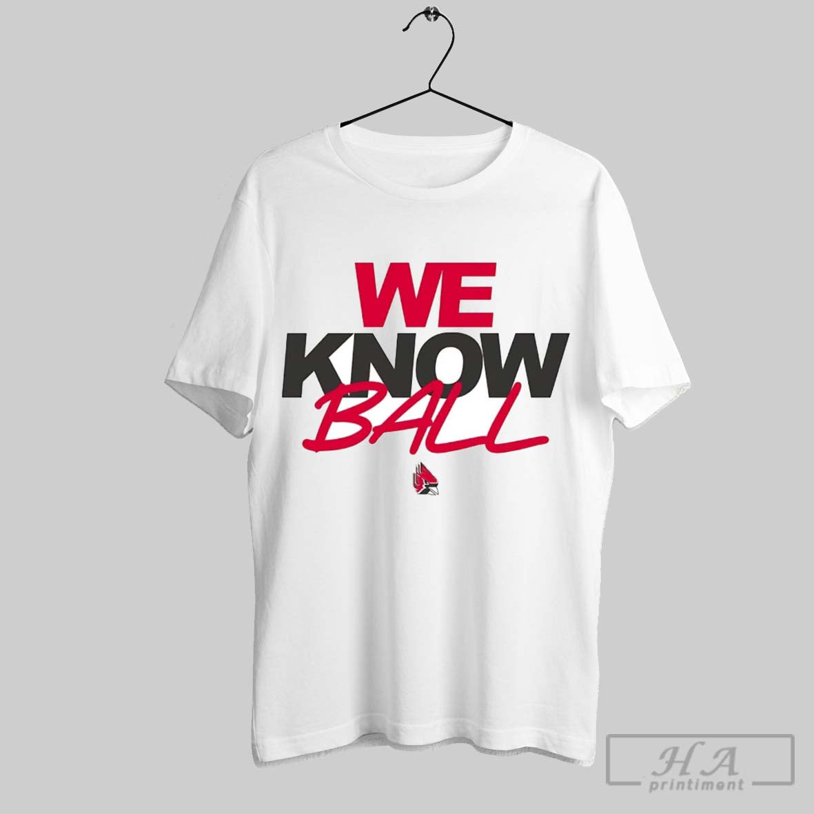 Ball State Cardinals We Know Ball Long Sleeve Designer Fashion