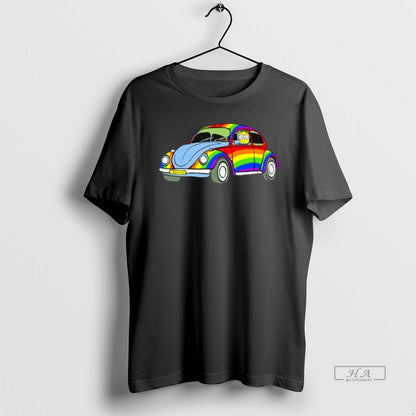 Banana Love Pride Car Shirt Vintage Design