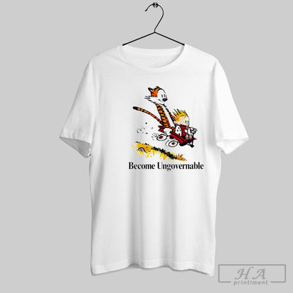 Become Ungovernable Tiger Tee Stylish Art