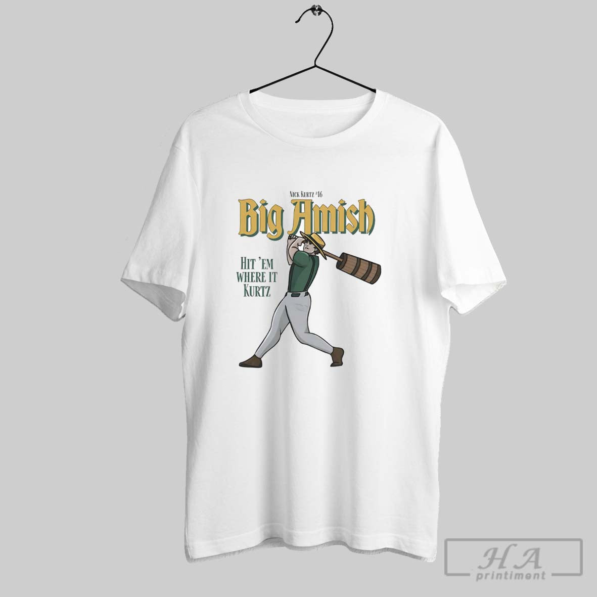 Big Amish Hit Em Where It Kurtz Sweatshirt Designer Fashion
