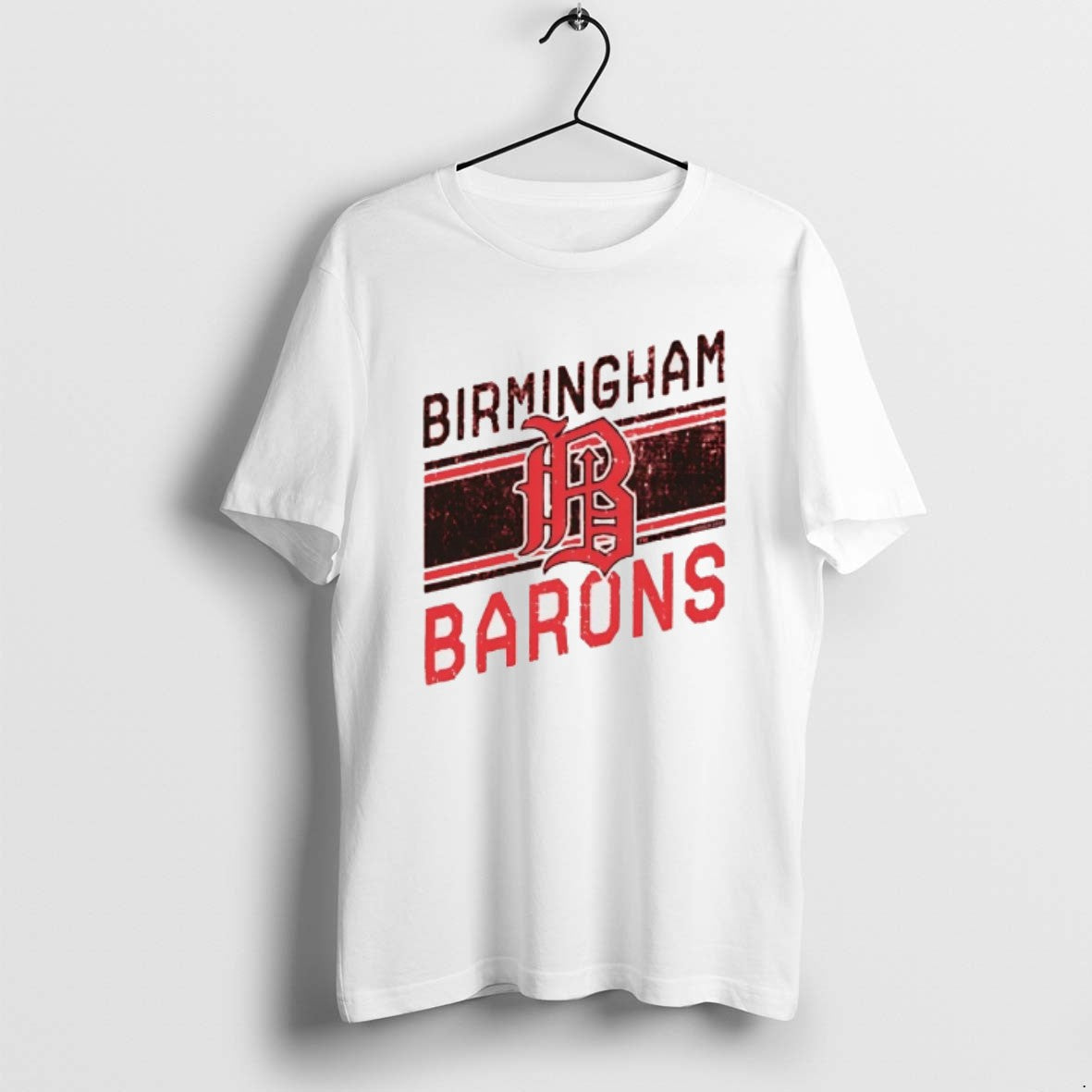 Birmingham Barons Stripes Long Sleeve Retro Style