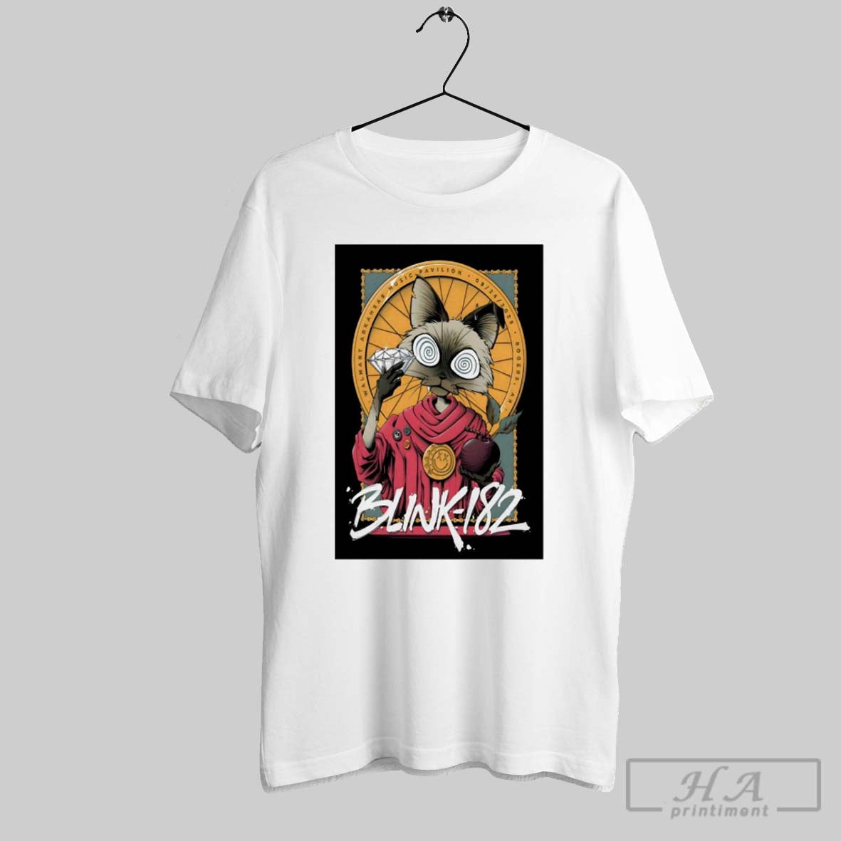 Blink 182 Walmart Arkansas Music Pavilion September 24 2025 Tee Retro