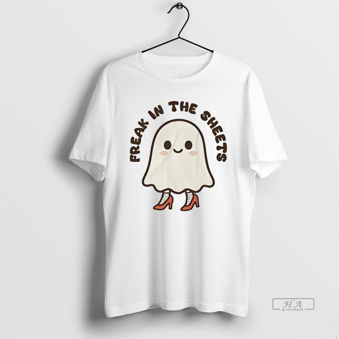 Boo Ghost High Heels Freak Sheets Halloween Hoodie Stylish Design
