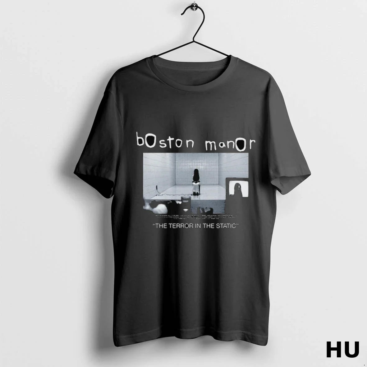 Boston Manor Terror Static Ring Halloween Long Sleve Sweatshirt