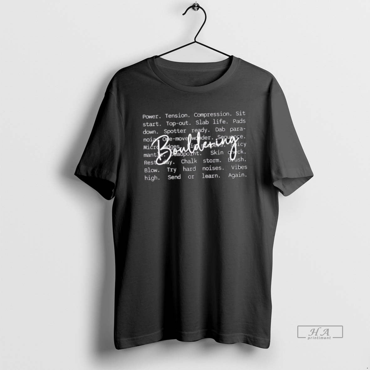 Bouldering Manifest Hoodie Designer Apparel