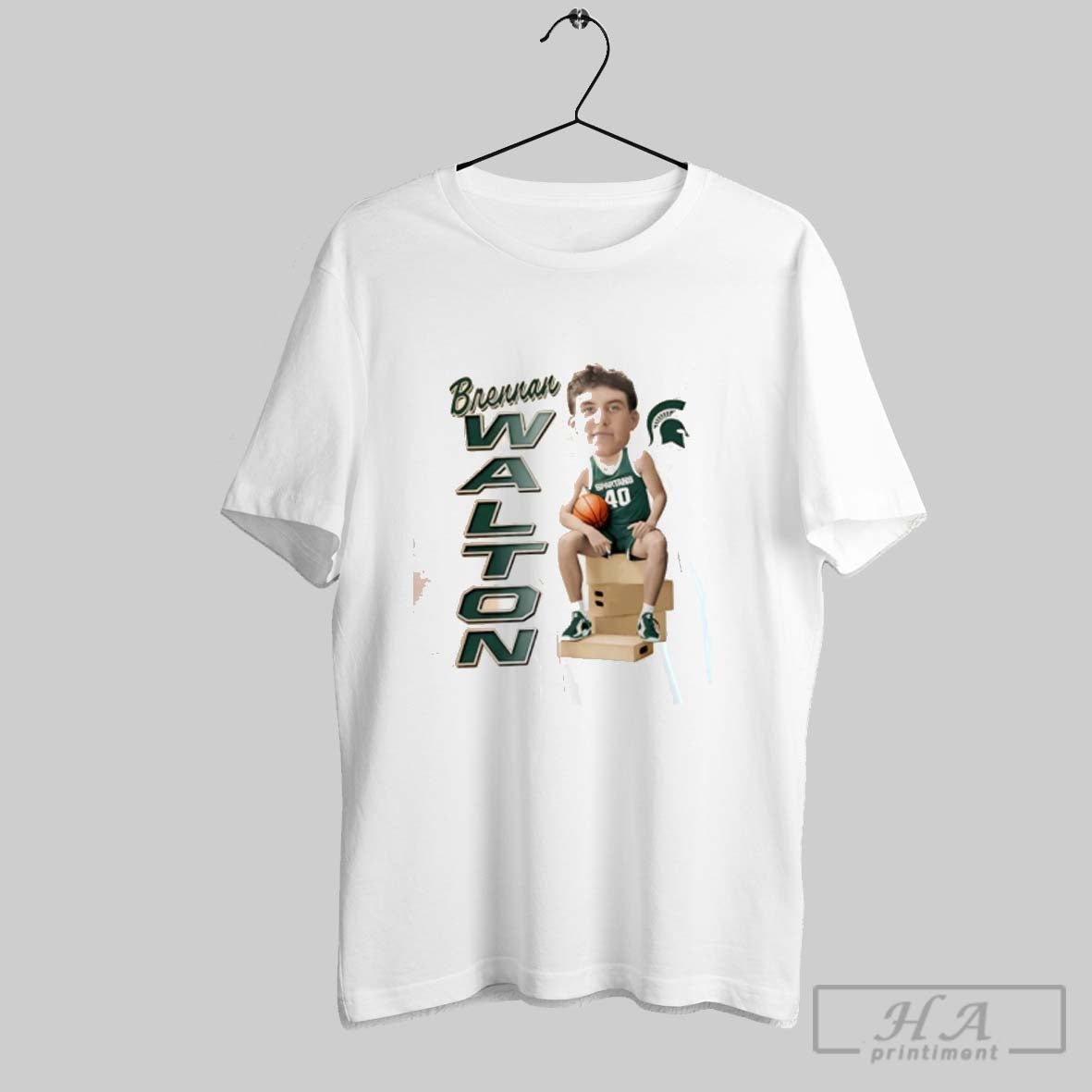 Brennan Walton Michigan State Spartans Ncaa Caricature Tank Top