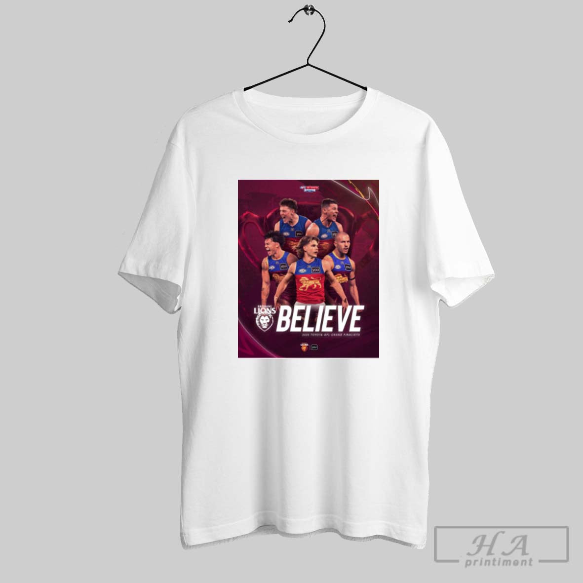 Brisbane Lions Believe 2025 Toyota Afl Grand Finalists Tank Top