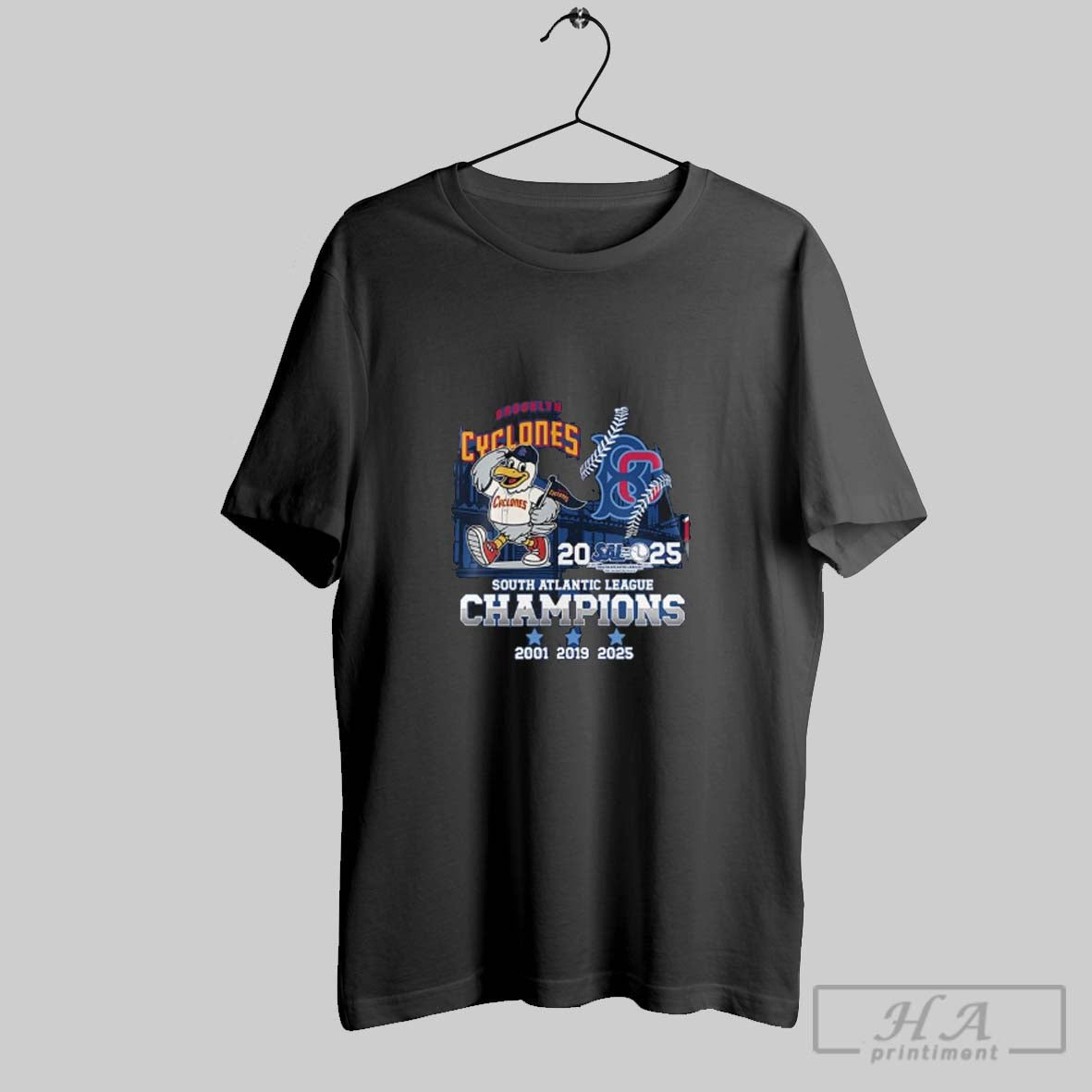 Brooklyn Cyclones 2025 South Atlantic League Champions 3X Hoodie