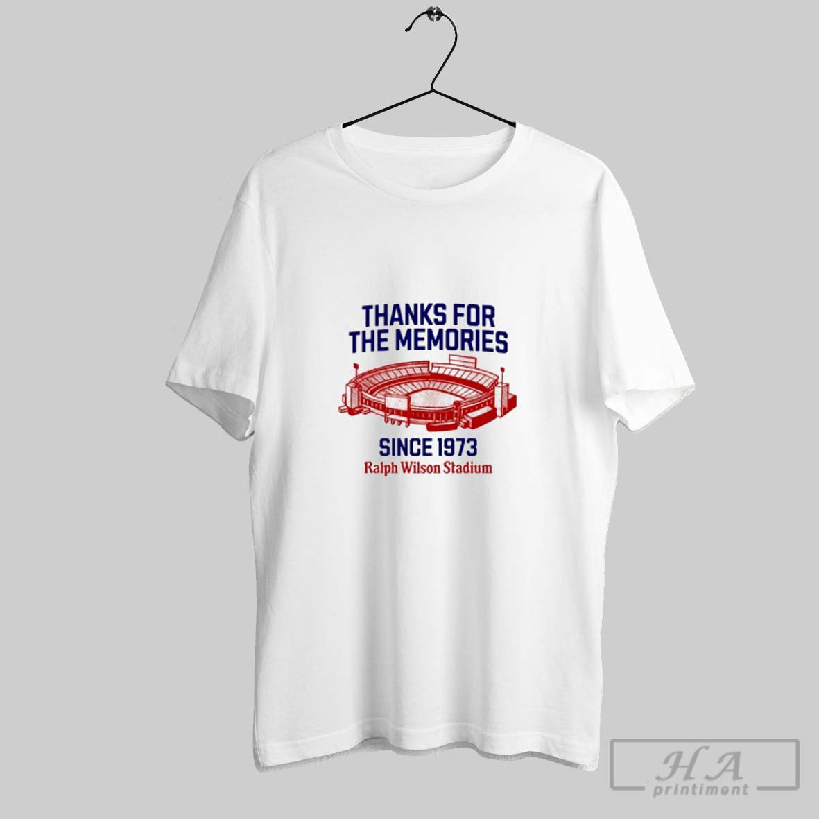 Buffalo Bills Thanks Memories Since 1973 Ralph Wilson Staidum Tee