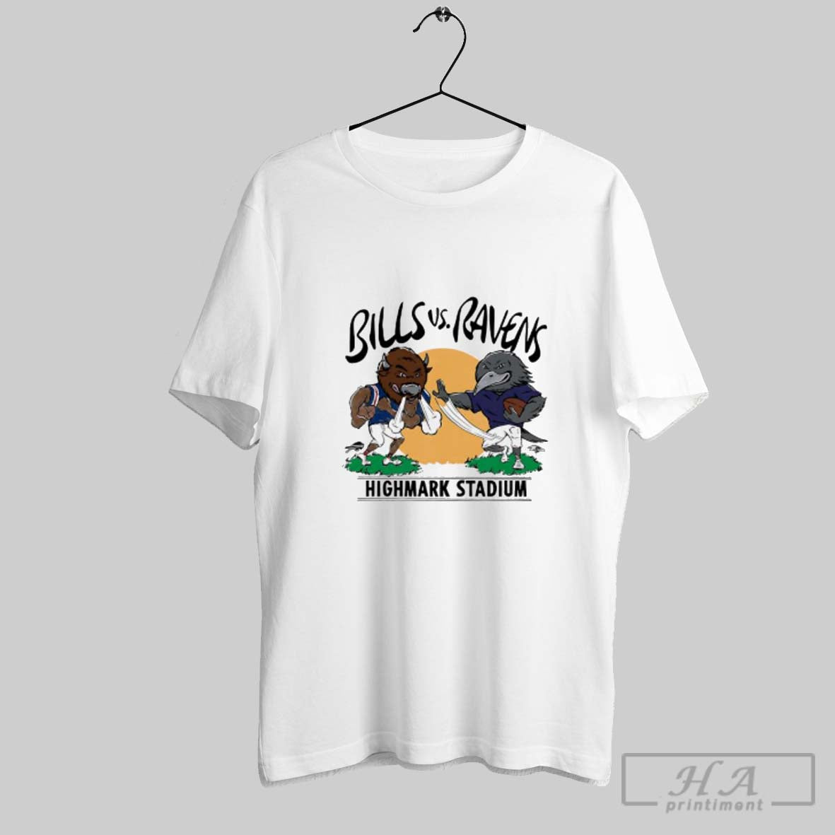 Buffalo Bills Vs Baltimore Ravens Highmark Stadium Tee Trendy Art