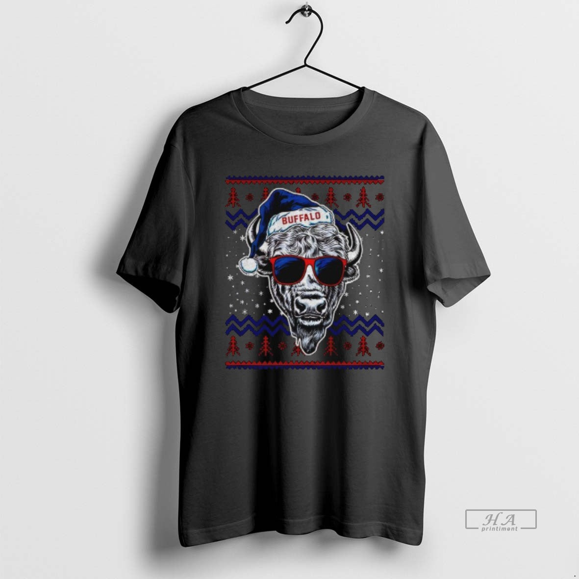 Buffalo Football Mascot Ugly Pattern Sweatshirt Premium Apparel