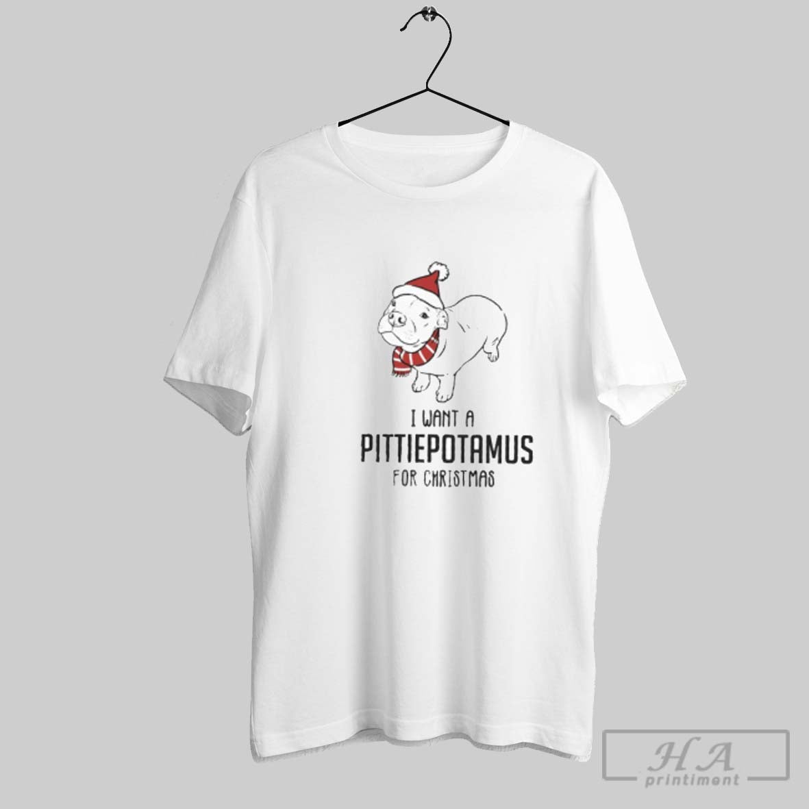 Bulldog I Want Pittie Potamus Shirt Classic Design