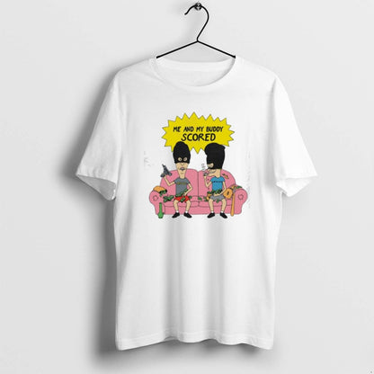 Butt Head Me And My Buddy Scored Shirt Exclusive Art