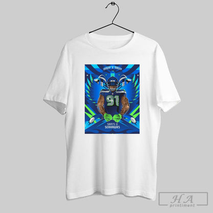 Byron Murphy Ii Seattle Seahawks Vs New Orleans Saints Navy X Navy