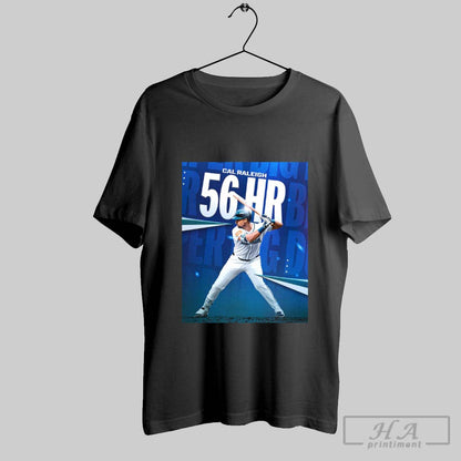 Cal Raleigh Seattle Mariners 56 Home Runs Mlb Baseball 2025 TShirt