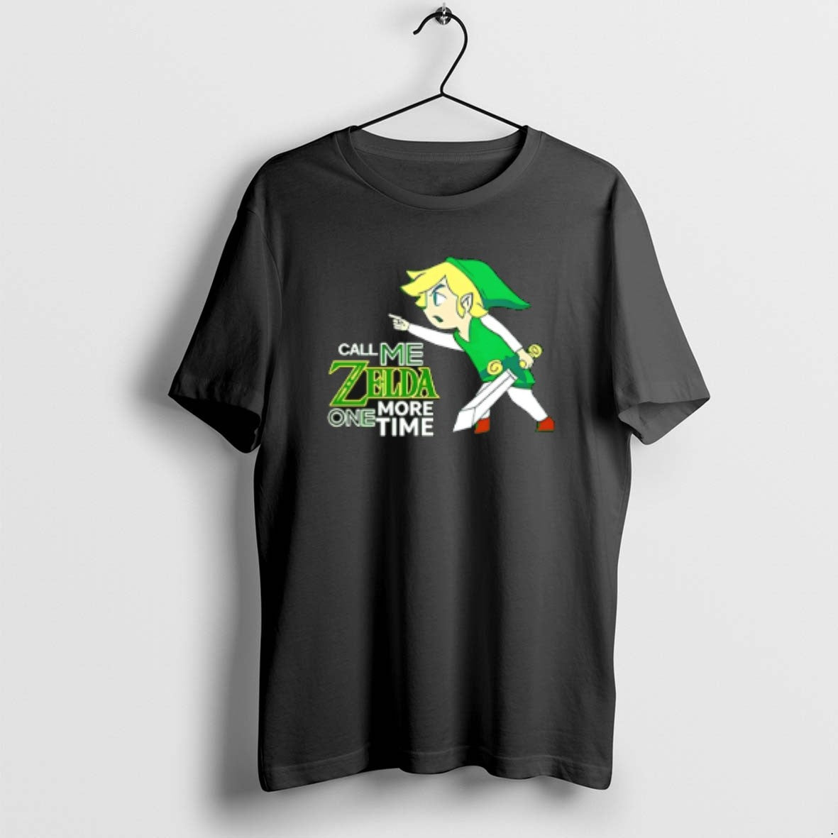 Call Me Zelda One More Time Cartoon TShirt Designer Collection