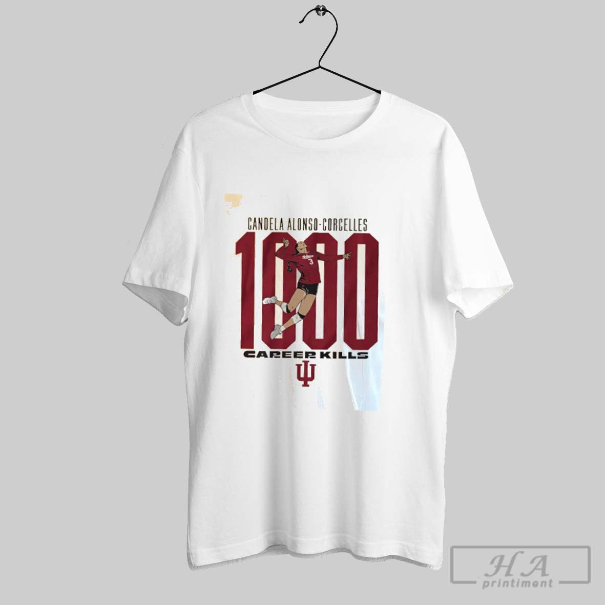 Candela Alonso Corcelles 1000 Kills Indiana Hoosiers Tee Exclusive